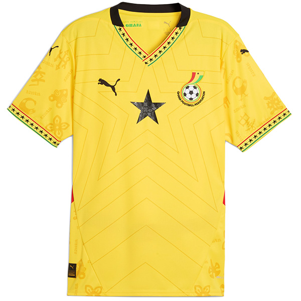 Ghana maglia da trasferta uniforme da calcio seconda maglia da calcio maschile top maglietta sportiva 2025-2026